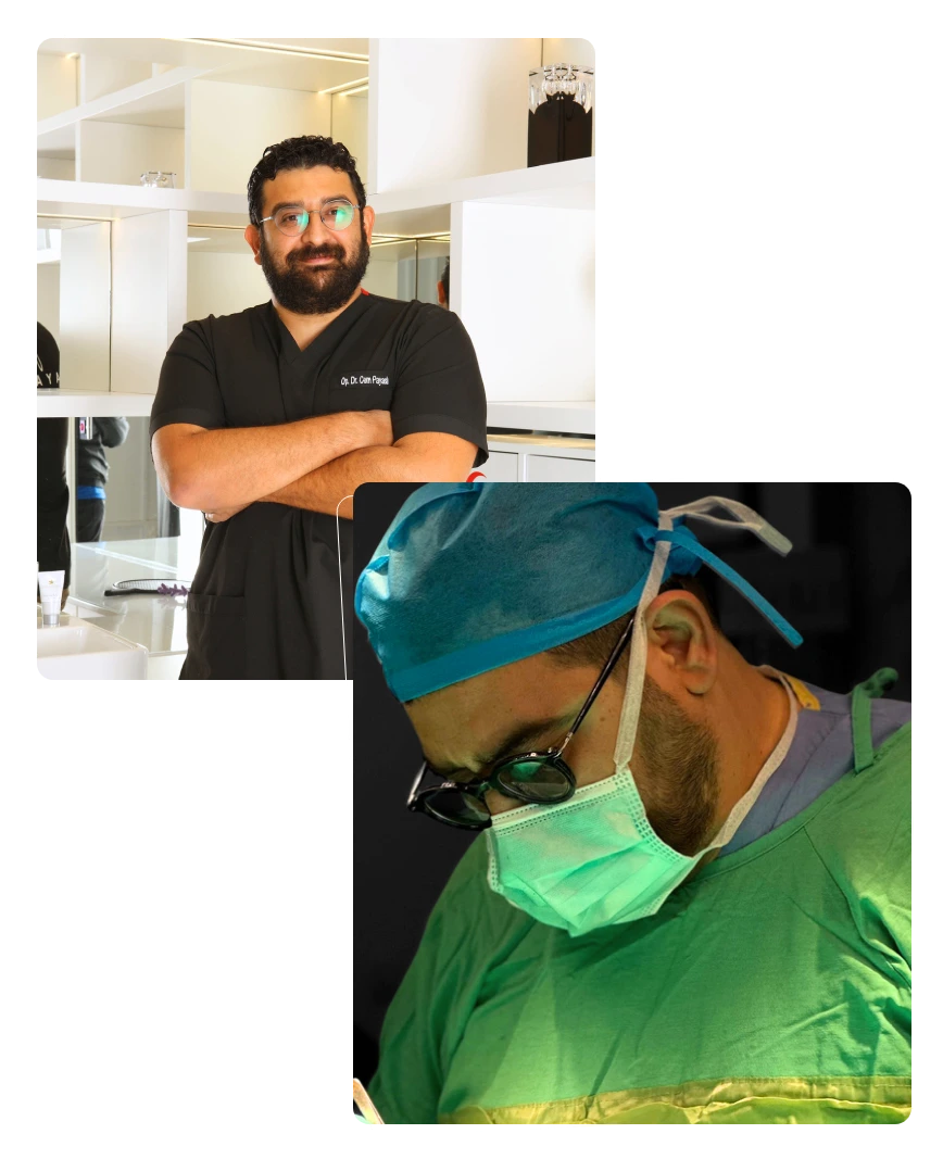 Dr. Payaslı klinikte ve ameliyathanede